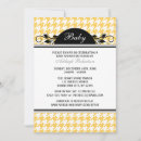 Search for black yellow baby shower invitations Classy