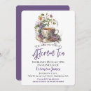 Search for afternoon tea invitations Floral
