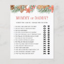 Search for christmas baby shower games Mummy or daddy