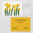Search for daffodil business cards Springtime