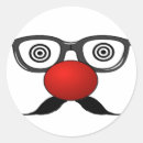Search for moustache and glasses stickers Nose