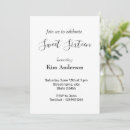 Search for digital sweet 16 invitations Elegant sweet sixteen