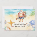 Search for summer christmas cards Santa
