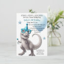 Search for t rex birthday invitations Party