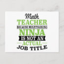 Search for maths teacher postcards Math lover