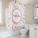 Search for christmas tree shower curtains Santa claus