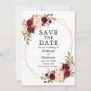 Search for burgundy gold save the dates Ztraditional