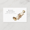 Search for trumpet music business cards Musician