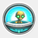 Search for ufo cartoon stickers Outer space