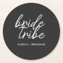 Search for bridesmaid coasters Bride tribe