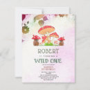 Search for mushroom birthday invitations Boy