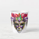 Search for mardi gras mask mugs Fat tuesday