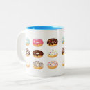 Search for donut mugs Illustration