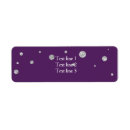 Search for purple dots return address labels Elegant