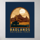 Search for badland posters Badlands national park