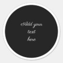 Search for editable text stickers Black circle background