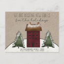 Search for christmas tree postcards Rustic