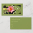 Search for water lily business cards Floral