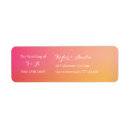 Search for ombre wedding return address labels Modern