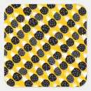 Search for pineapple print stickers Black and white
