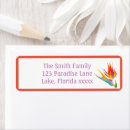 Search for birds of paradise return address labels Botanical