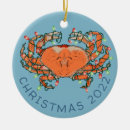 Search for crab christmas tree decorations Crustacean