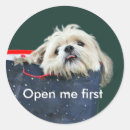 Search for shih tzu stickers Xmas