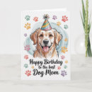 Search for dog mom cards Golden retriever