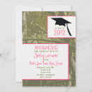 Search for camouflage graduation invitations High school graduation