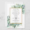 Search for greenery graduation invitations Script