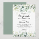 Search for watercolor eucalyptus bridal shower invitations Leaves