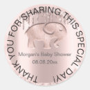 Search for pink grey elephant stickers Baby girl