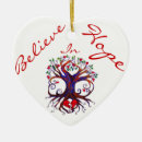 Search for healing christmas tree decorations hope