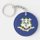 Search for connecticut key rings Flag of connecticut