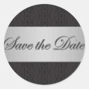 Search for lace save the date stickers Black