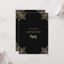 Search for all black party invitations Classy