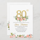 Search for 80th anniversary invitations Celebration