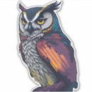 Search for wild birds bumper stickers Owl