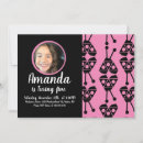 Search for ladybug birthday invitations Red