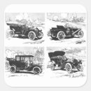 Search for vintage drawing stickers Black and white