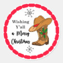 Search for cowboy boot stickers Country christmas