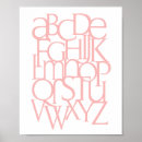 Search for pink alphabet letter posters Children