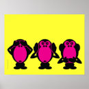 Search for three monkeys posters 3 wise monkeys
