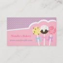 Search for cake pops business cards Trendy