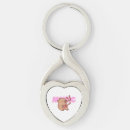 Search for cartoon heart key rings Pink