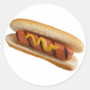 Search for hot dog with mustard stickers Sausage