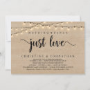 Search for rustic wedding reception invitations String lights