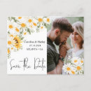 Search for sunflower save the date postcards Daisy