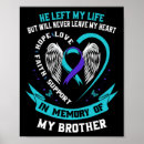Search for my brother posters Suicide prevention awareness