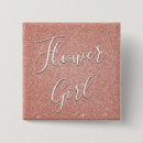 Search for wedding square badges Flower girl